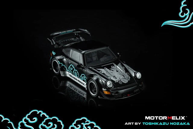 [ Pre-order ] M62102 MOTORHELIX 1:64 RWB 964 Silver Fenix Black