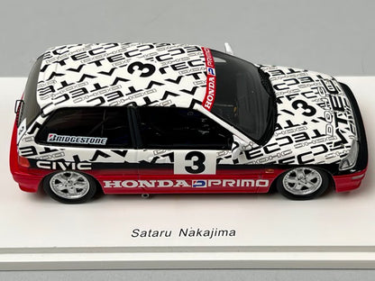 1:43 Spark S5459 Honda Civic EF-9 Group N 1990 #3 Satoru Nakajima