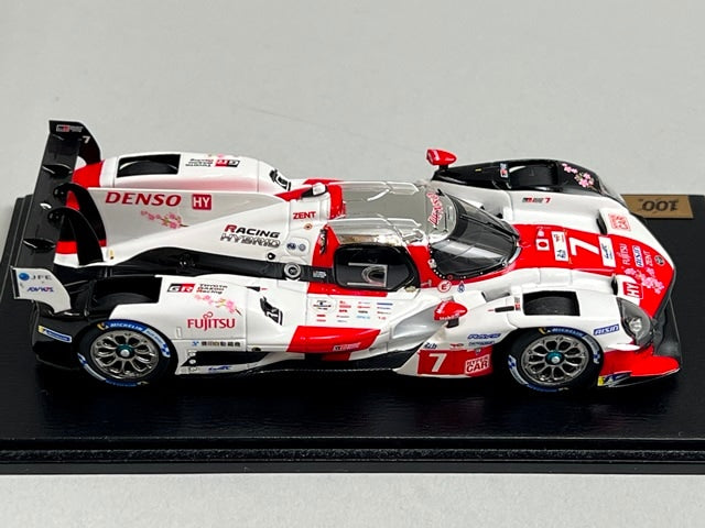 1:43 Spark TBMCE-NGR23-07 TGR Custom Toyota Gazoo Racing GR010 Hybrid Race Car #7