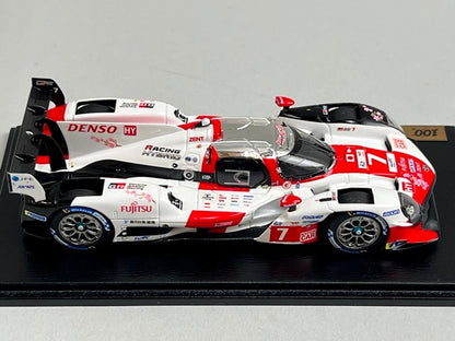 1:43 Spark TBMCE-NGR23-07 TGR Custom Toyota Gazoo Racing GR010 Hybrid Race Car #7