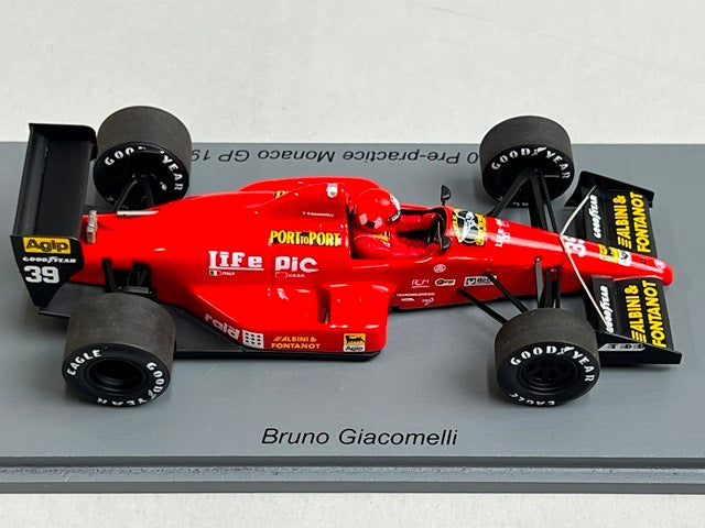 1:43 Spark S3923 Life L190 Pre-practice Monaco GP 1990 #39 B. Giacomelli