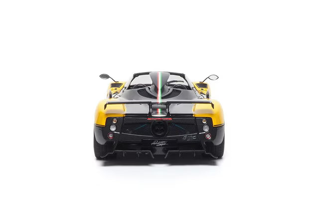[ Pre-order ] 850613001 BBR 1:18 Pagani Zonda cinque Roadster full open Giallo Ginevra - BASIC PACK