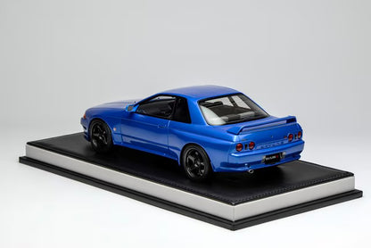 MH027BE MOTORHELIX 1:18 Nissan Skyline GT-R (R32) Customized Version Bayside Blue