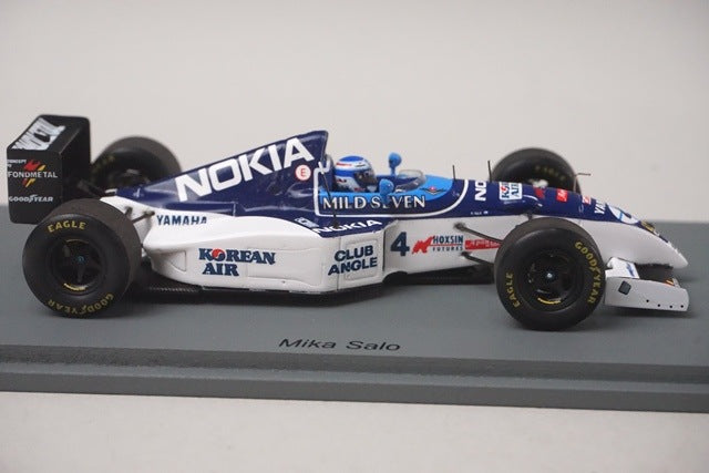 1:43 Spark S6975 Tyrrell 023 Yamaha Italian GP 1995 #4 M. Salo Mild Seven specification