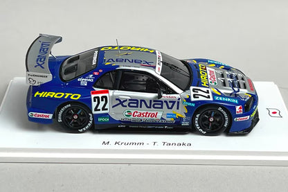 1:43 Spark SJ168 Xanavi Hiroto Nissan Skyline GT-R (R34) GT500 JGTC 2001 Rd.4 Winner #22 M. Krumm - Tetsuya Tanaka