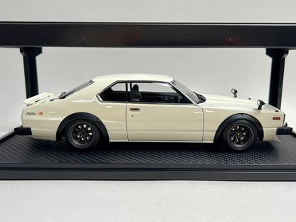 1:18 ignition model IG1080 Nissan Skyline 2000 GT-ES (C210) White
