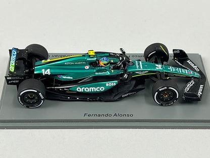 1:43 Spark S9529 Aston Martin Aramco F1 Team AMR24 Saudi Arabian GP 2024 #14 F. Alonso