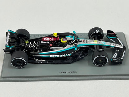 1:43 Spark S9546 Mercedes-AMG Petronas F1 Team W15 e-Performance Las Vegas GP 2nd 2024 #44 L. Hamilton