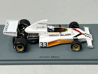 1:43 Spark S5740 McLaren M23 US GP 1974 #33 J. Mass