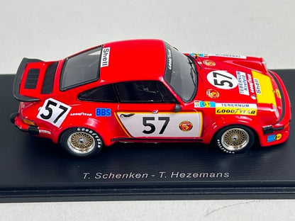 1:43 Spark S9819 Porsche 934 Le Mans 24H 1976 #57 T. Schenken / T. Hezemans