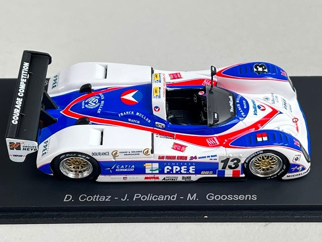 1:43 Spark MV02 Vaillante Custom Courage C41 Courage Competition Le Mans 24H 1997 #13