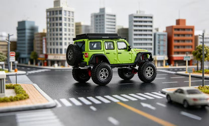 [ Pre-order ] KS-102-648 GCD Gaincorp Products 1:64 Jeep Wrangler Apple Green (LHD)