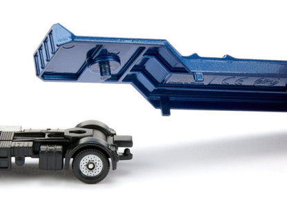 SK1761 SIKU MAN Backhoe Loader Transport Trailer