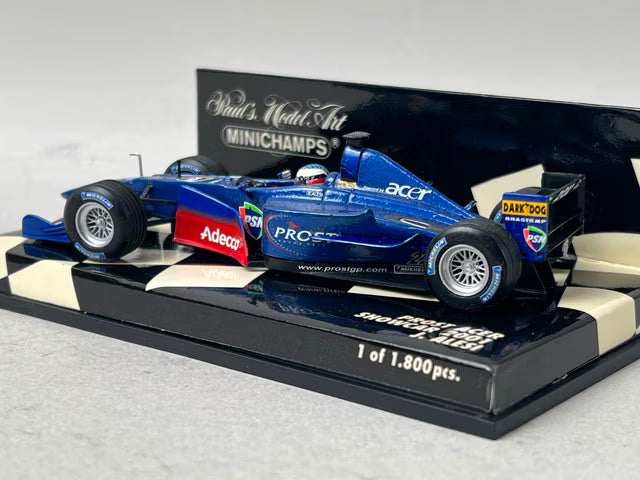 1:43 MINICHAMPS 430010072 Prost Acer Show Car 2001 J. Alesi #22