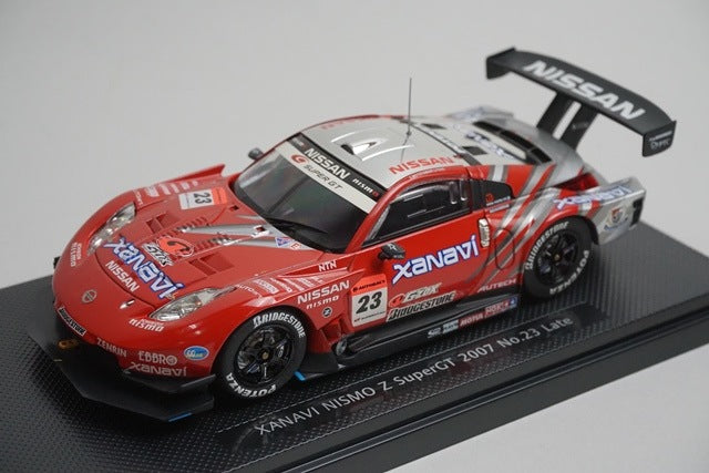 1:43 EBBRO 43957 Nissan Xanavi Nismo Z Super GT500 2007 Late Model #23 model car