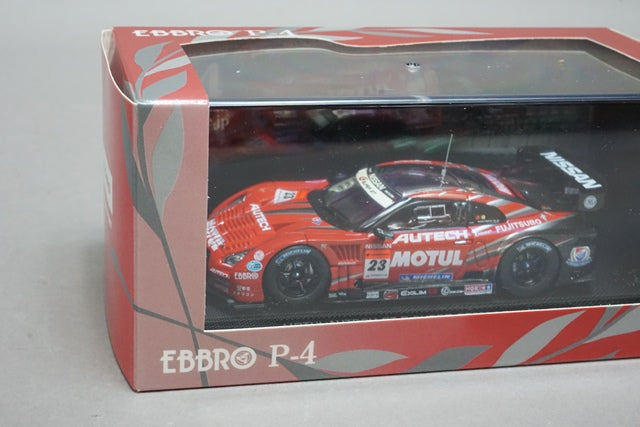 1:43 EBBRO P425 MOTUL AUTECH GT-R Rd.3 FUJI Super GT500 2010 #23 model car