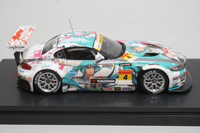 1:43 EBBRO Hatsune Miku Good Smile BMW Z4 Super GT 2011 #4 model car