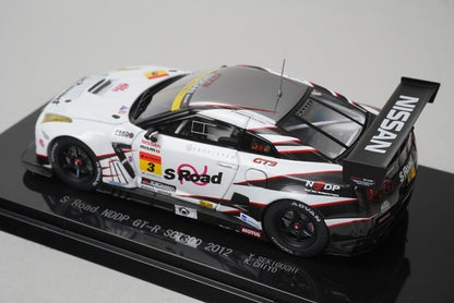 1:43 EBBRO 44746 S-Road NDDP GT-R Super GT300 2012 #3 Yuhi Sekiguchi Katsumasa Chiyo model car