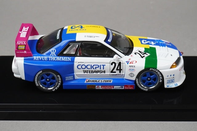 1:43 EBBRO 44574 Nissan Cockpit Tatebayashi GT-R JGTC 1994 #24 model car