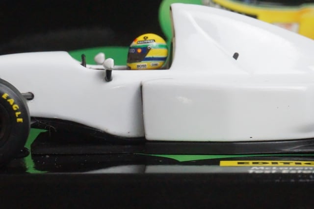 1:43 MINICHAMPS 540934399 McLaren Lamborghini MP4-8B A.Senna Test Car Estoril 1993 ASC No.23
