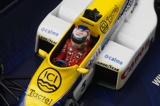 1:43 MINICHAMPS 400850005 Williams Honda FW10 Brands Hatch Winner 1985 #5 N.Mansell