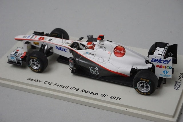 1:43 SPARK SJ005 Sauber C30 Ferrari Monaco GP 2011 #16 model car