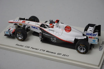 1:43 SPARK SJ005 Sauber C30 Ferrari Monaco GP 2011 #16 model car