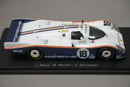 1:43 SPARK S0943 Porsche 962 C Le Mans 1987 #18 model car