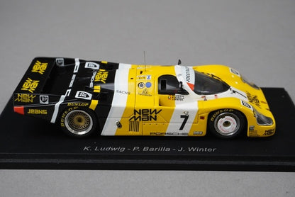 1:43 SPARK S0991 Porsche 956 Le Mans Winner 1985 #7 model car
