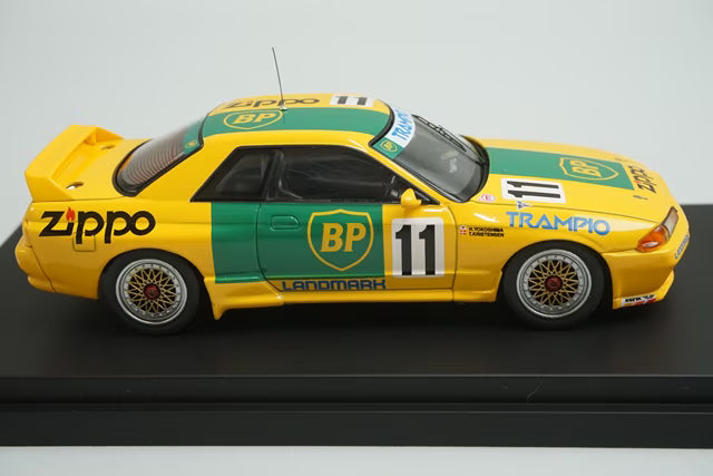 1:43 HPI 8077 Nissan Skyline BP Oil TRAMPIO GT-R JTC 1993 #11 TRAMPIO model car