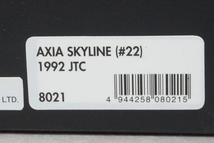 1:43 HPI 8021 Nissan AXIA Skyline JTC 1992 #22 AXIA