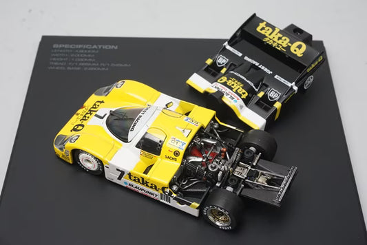 1:43 HPI 8034 Porsche 956 LH Le Mans 1986 #7 Takakyu