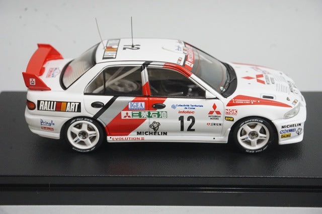 1:43 HPI 8550 Mitsubishi Lancer Evolution III Tour de Corse 1995 #12