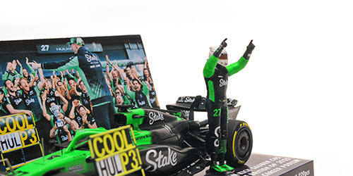 [ Back-order ] MINICHAMPS 417251227 1:43 Steke C45 Nico Silverstone GP 2025 3rd Place model car