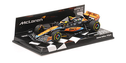 [ Back-order ] MINICHAMPS 537234704 1:43 McLaren MCL60 Norris Australian GP 2023 model car