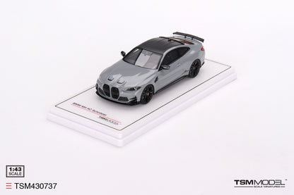 [ Back-order ] TSM TSM430737 1:43 BMW M4 AC Schnitzer Brooklyn Gray Metallic model car