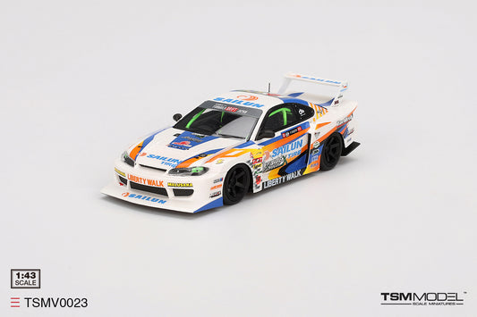 [ Back-order ] TSM TSMV0023 1:43 Nissan Silvia LB-Super Silhouette #555 2023 Formula Drift Japan model car