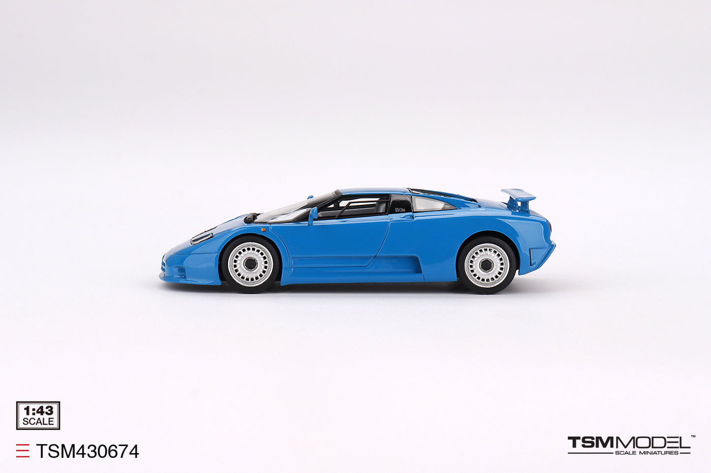 [ Back-order ] TSM TSM430674 1:43 Bugatti EB110 GT Blue model car