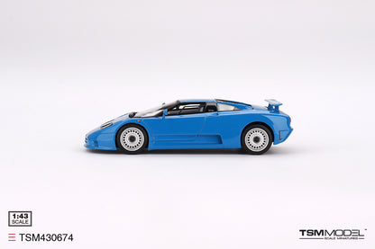 [ Back-order ] TSM TSM430674 1:43 Bugatti EB110 GT Blue model car