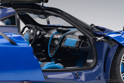 78277 AUTOart 1:18 Pagani Huayra BC Metallic Blue/Blue Carbon model car