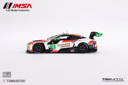 [ Back-order ] TSM TSM430750 1:43 BMW M4 GT3 IMSA Sebring GTD 2023 #1 Paul Miller Racing model car