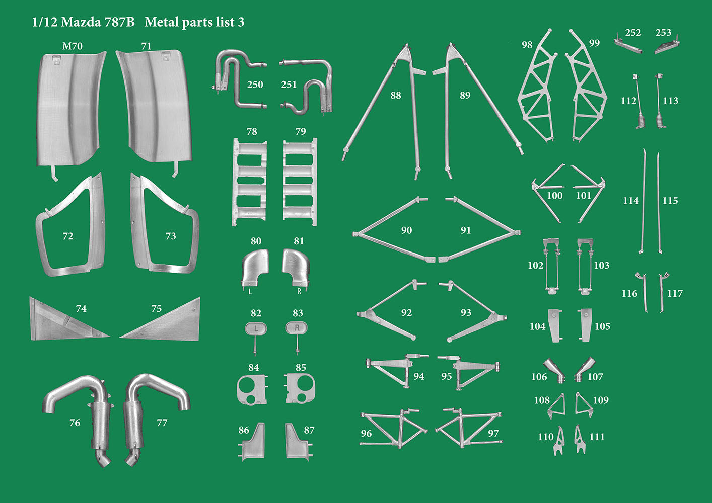 [ Pre-order ] K628 Model Factory Hiro 1:12 MAZDA 787B 1991 LM Winner #55 V.Weidler / J.Herbert / B.Gachot Fulldetail Kit