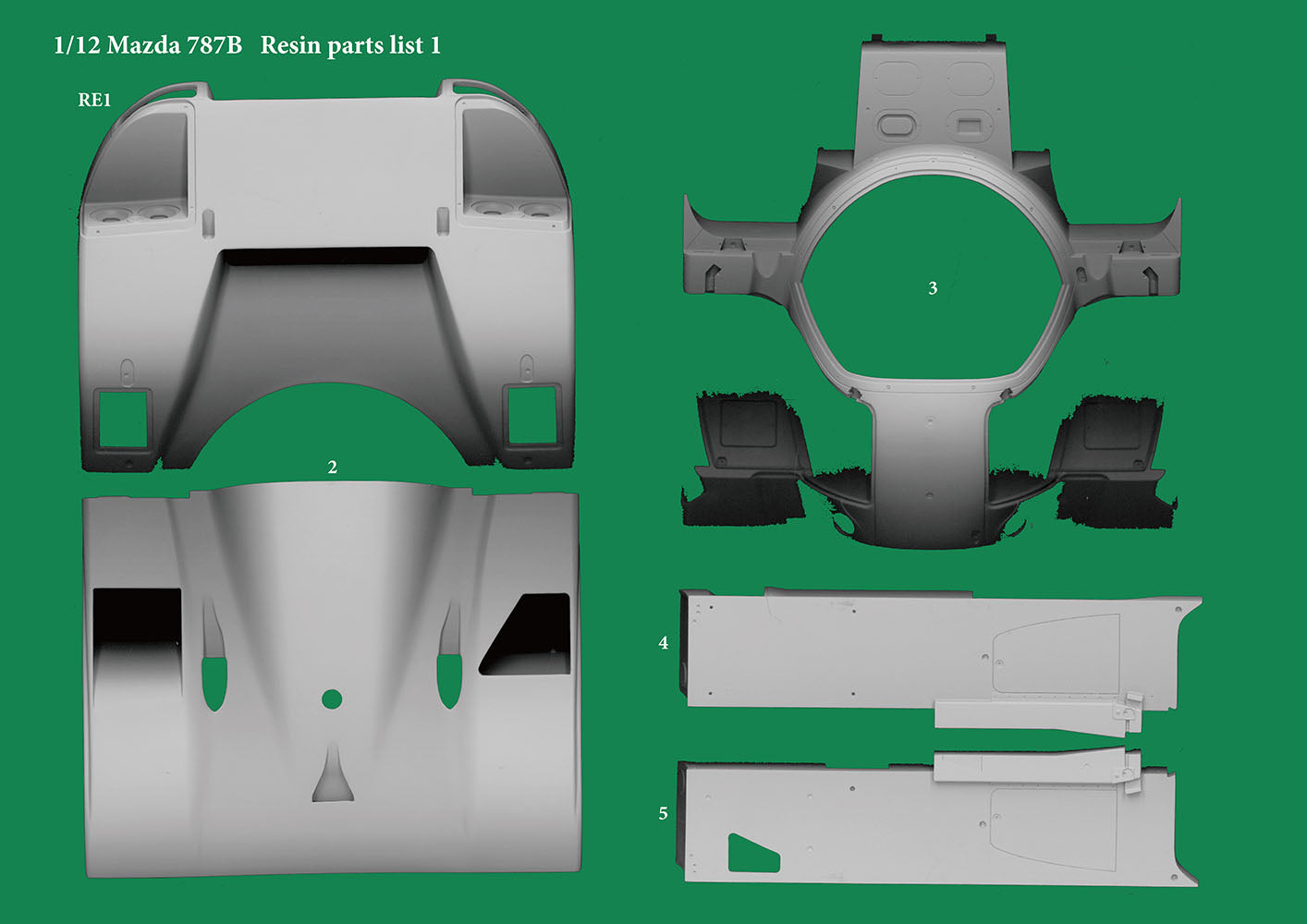 [ Pre-order ] K628 Model Factory Hiro 1:12 MAZDA 787B 1991 LM Winner #55 V.Weidler / J.Herbert / B.Gachot Fulldetail Kit