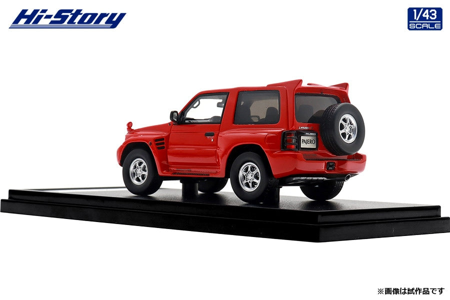 [ Back-order ] Hi-Story HS458RE 1:43 MITSUBISHI PAJERO EVOLUTION 1997 Passion Red Resin model car