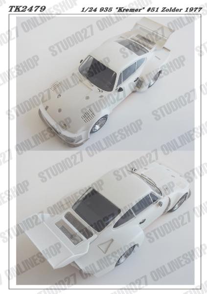 [ Back-order ] STUDIO27 TK2479 1:24 935 "Kremer" #51 Zolder 1977 conversion kit for TAMIYA [Conversion Kit]