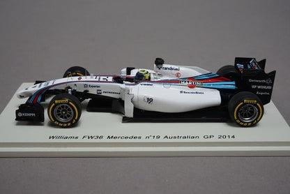 1:43 SPARK S3079 Williams FW36 Mercedes Australia GP 2014 #19 Felipe Massa