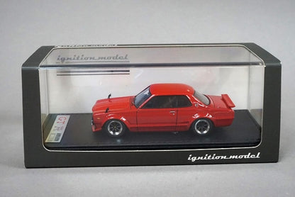 1:43 ignition model IG0277 Nissan Skyline 2000 GT-R KPGC10 Semi-Works Red Web Limited