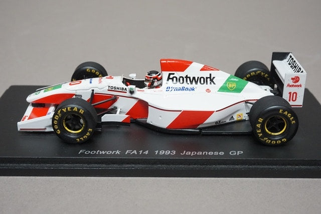 1:43 SPARK FS06 Racing On Custom Footwork FA14 Japan GP Aguri Suzuki 1993 #10