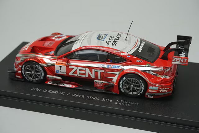1:43 EBBRO 45066 ZENT Cerumo RC F Super GT500 2014 #1 model car