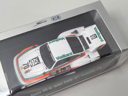 1:43 SPARK KBS052 Porsche 935 K2 Vaillant Kremer Hockenheim 1977 #70